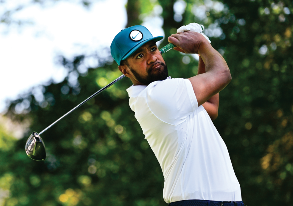 Tony Finau at the Masters. Photo courtesy of Augusta National Golf Club.