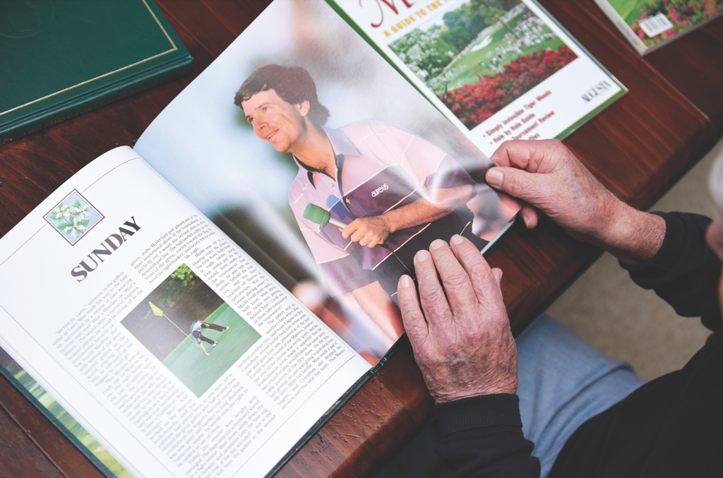 Dan LaSure's collection of Masters annuals.