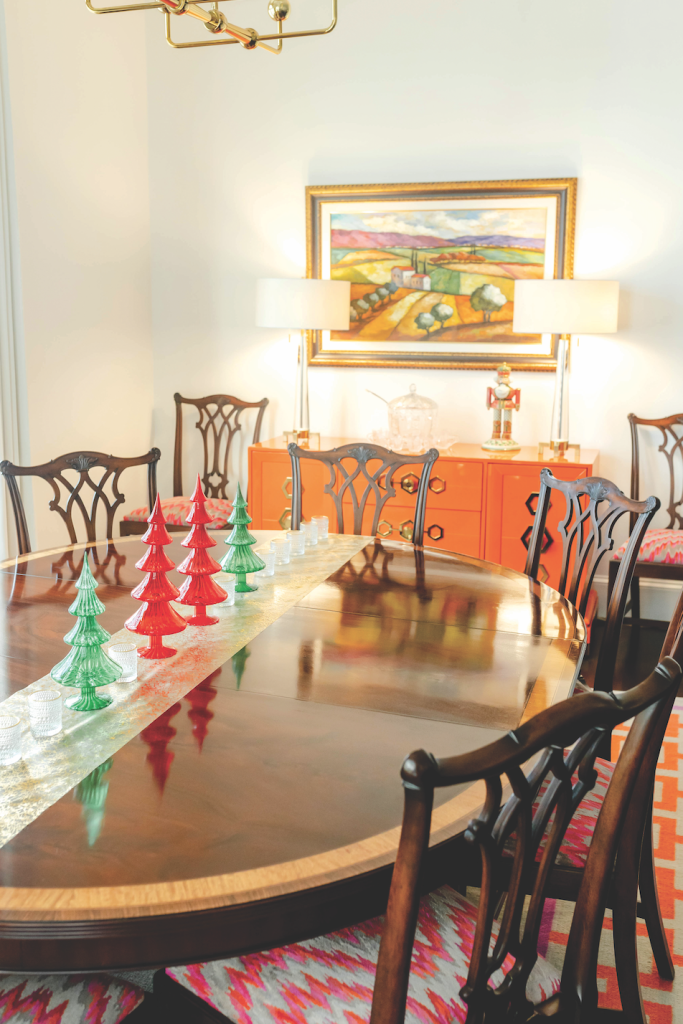 Photo of the Stolarski home dining room by Amy J. Owen.