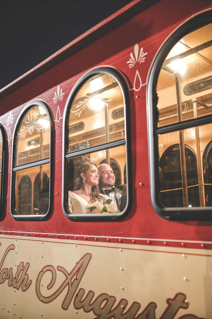 The wedding of Stacie and Donald.