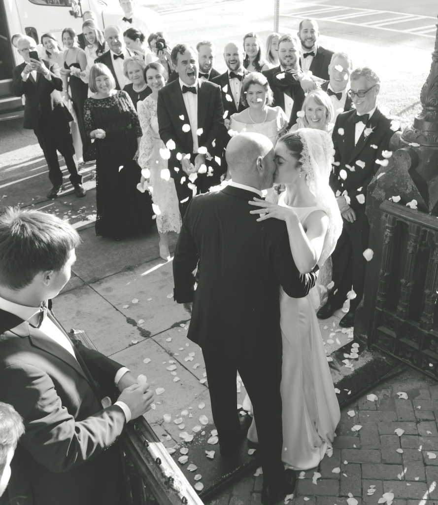 The wedding of Catherine and Jason.
