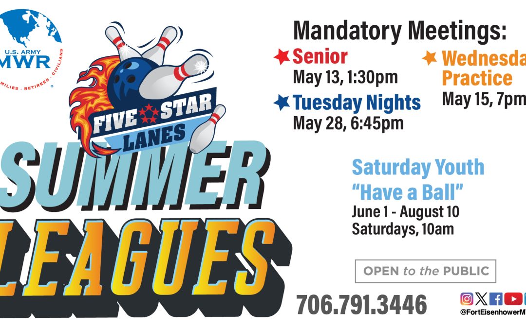Five Star Lanes Bowling Center’s Summer Bowling Leagues