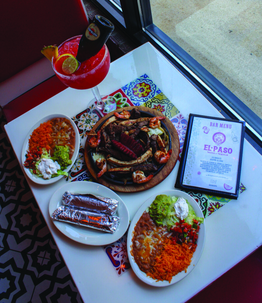 Photo of menu items from El Paso — Tacos & Tequila by Emily Rahn.